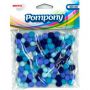 Pompony kreatywne Brewis 1cm Niebieskie Mix, 100szt - 2